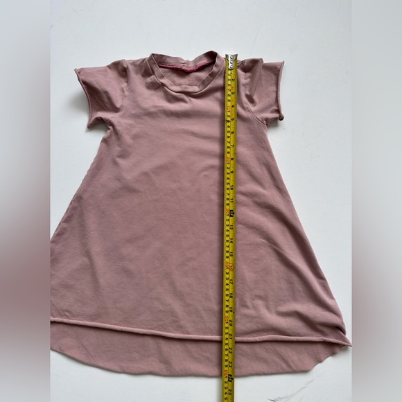 Sunlit Valley - Shirt Sleeve - T-Shirt Dresses - Green/Pink Size 5-6T - Picture 7 of 7